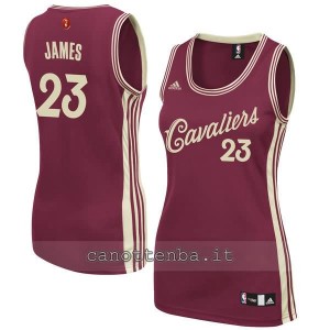 maglia basket donna lebron james #23 cleveland cavaliers natale 2015