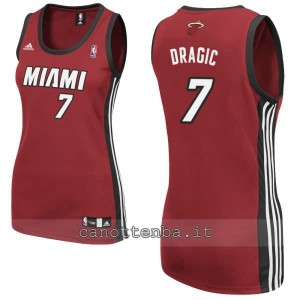 maglia basket donna miami heat goran dragic #7 rosso