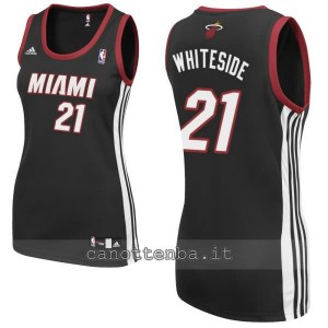 maglia basket donna miami heat hassan whiteside #21 nero
