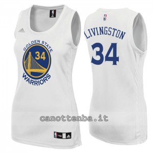 maglia basket donna shaun livingston #34 golden state warriors bianca