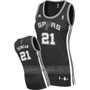 maglia basket donna tim duncan #21 san antonio spurs nero
