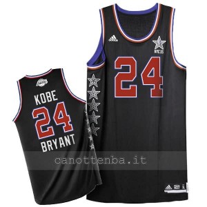 maglia basket kobe bryant #24 nba all star 2015 nero