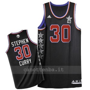 maglia basket stephen curry #30 nba all star 2015 nero