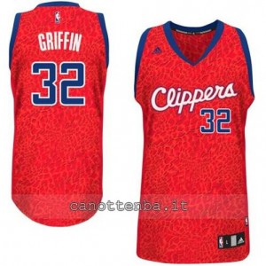 maglia blake griffin #32 los angeles clippers leopard