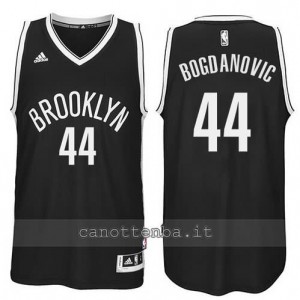 maglia bojan bogdanovic #44 brooklyn nets revolution 30 nero