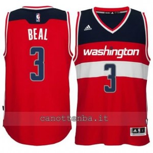 maglia bradley beal #3 washington wizards 2014-2015 rosso