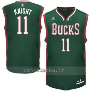 maglia brandon knight #11 milwaukee bucks 2014-2015 verde