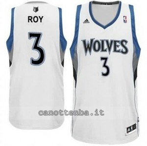 maglia brandon roy #3 minnesota timberwolves revolution 30 bianca