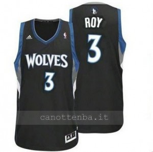 maglia brandon roy #3 minnesota timberwolves revolution 30 nero