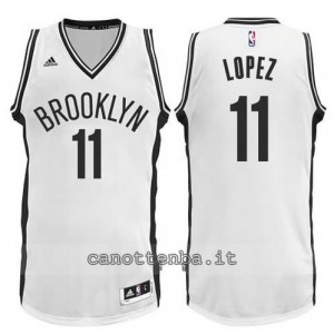 maglia brook lopez #11 brooklyn nets revolution 30 bianca