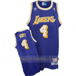 maglia byron scott #4 los angeles lakers soul porpora