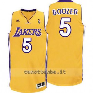 maglia carlos boozer #5 los angeles lakers revolution 30 giallo