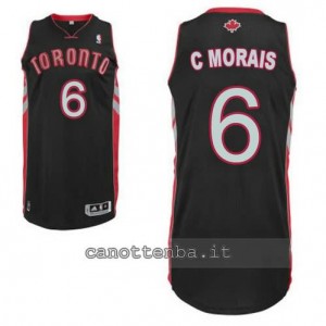 maglia carlos morais #6 toronto raptors revolution 30 nero