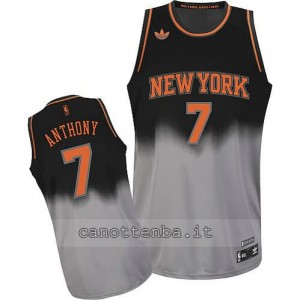 maglia carmelo anthony #7 new york knicks moda grigio