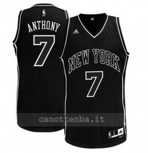 maglia carmelo anthony #7 new york knicks nero