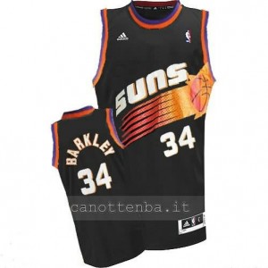 maglia charles barkley #34 phoenix suns soul nero