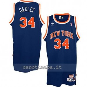 maglia charles oakley #34 new york knicks soul blu