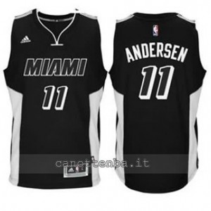maglia chris andersen #11 miami heat 2014-2015 nero