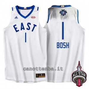 maglia chris bosh #1 nba all star 2016 bianca