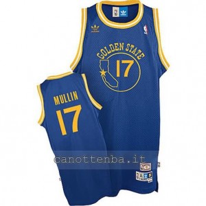 maglia chris mullin #17 golden state warriors soul blu
