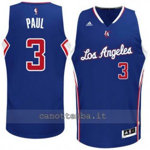 maglia chris paul #3 los angeles clippers 2014-2015 blu