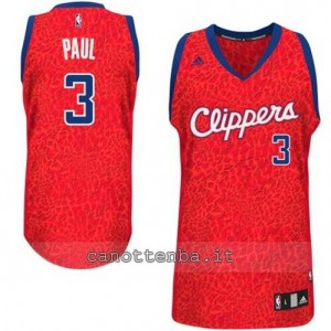 maglia chris paul #3 los angeles clippers leopard