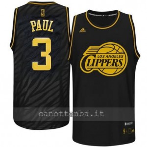 maglia chris paul #3 los angeles clippers moda nero