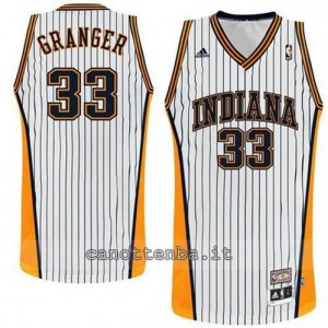 maglia danny granger #33 indiana pacers striscia bianca