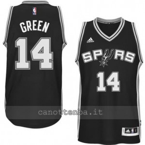 maglia danny green #14 san antonio spurs 2014-2015 nero