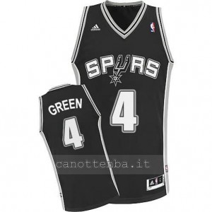 maglia danny green #4 san antonio spurs revolution 30 nero