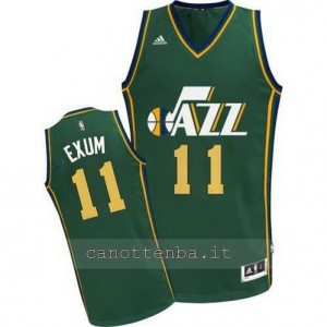 maglia dante exum #11 utah jazz 2014-2015 verde