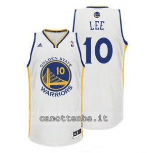 maglia david lee #10 golden state warriors revolution 30 bianca