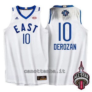 maglia demar DeRozan #10 nba all star 2016 bianca