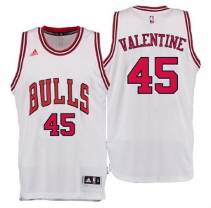 maglia denzel valentine 45 chicago bulls draft 2016 bianca