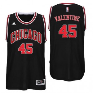 maglia denzel valentine #45 chicago bulls draft 2016 nero