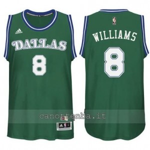 maglia deron williams #8 dallas mavericks classico verde