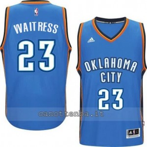 maglia dion waiters #23 oklahoma city thunder 2014-2015 blu