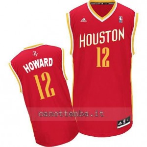 maglia dwight howard #12 houston rockets revolution 30 rosso
