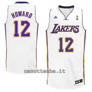 maglia dwight howard #12 los angeles lakers revolution 30 bianca