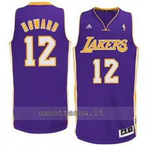 maglia dwight howard #12 los angeles lakers revolution 30 porpora