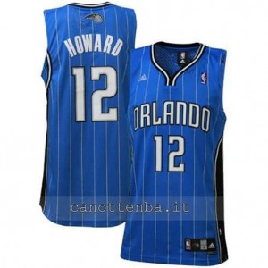 maglia dwight howard #12 orlando magic revolution 30 blu