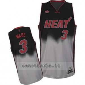 maglia dwyane wade #3 miami heat moda fadeaway