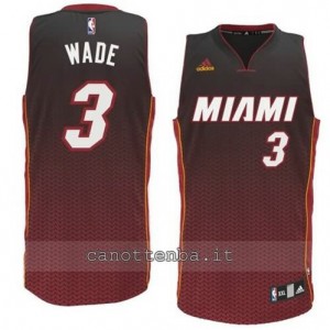 maglia dwyane wade #3 miami heat moda resonate