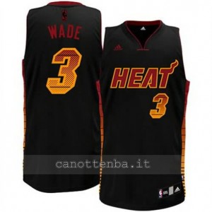 maglia dwyane wade #3 miami heat vibe nero