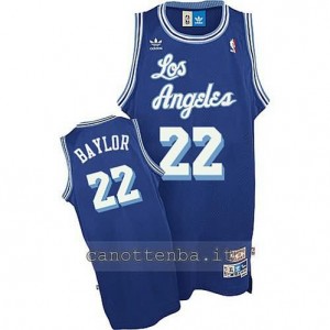 maglia elgin baylor #22 los angeles lakers soul blu