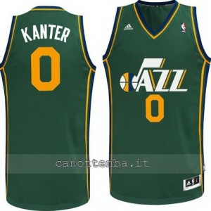 maglia enes kanter #0 utah jazz revolution 30 verde