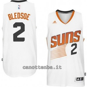 maglia eric bledsoe #2 phoenix suns 2014-2015 bianca