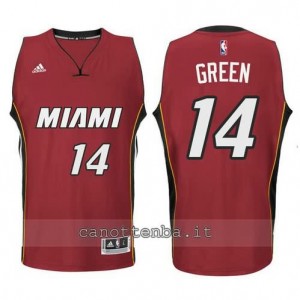maglia gerald green #14 miami heat 2014-2015 rosso