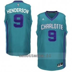 maglia gerald henderson #9 charlotte hornets verde