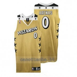 maglia gilbert arenas #0 washington wizards giallo